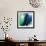 Blue and Green Flowing Abstract, c. 2008-Pier Mahieu-Framed Premium Giclee Print displayed on a wall