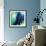 Blue and Green Flowing Abstract, c. 2008-Pier Mahieu-Framed Premium Giclee Print displayed on a wall