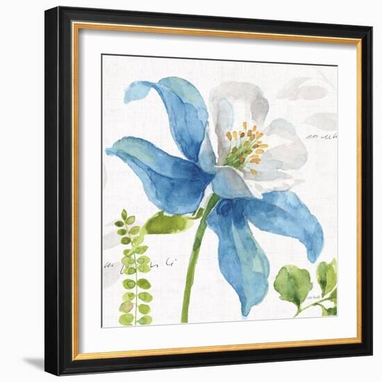 Blue and Green Garden II-Lisa Audit-Framed Art Print