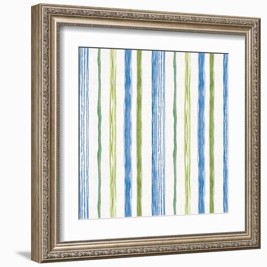 Blue and Green Garden Step 06-Lisa Audit-Framed Art Print