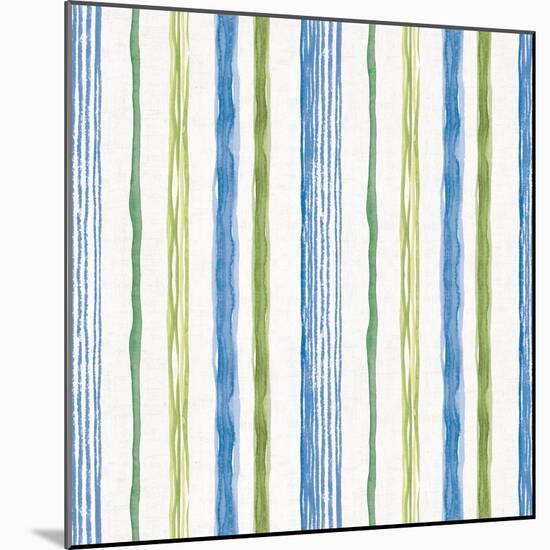 Blue and Green Garden Step 06-Lisa Audit-Mounted Art Print