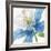 Blue and Green Garden VI-Lisa Audit-Framed Art Print