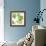 Blue and Green Garden VII-Lisa Audit-Framed Art Print displayed on a wall