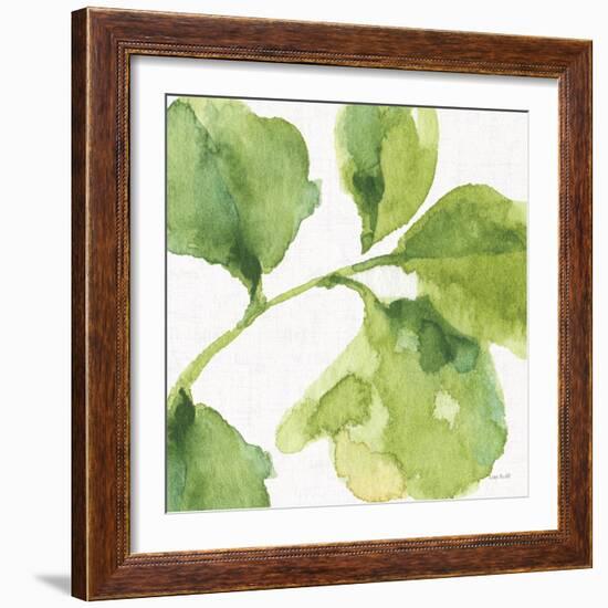 Blue and Green Garden VII-Lisa Audit-Framed Art Print