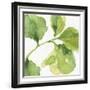 Blue and Green Garden VII-Lisa Audit-Framed Art Print