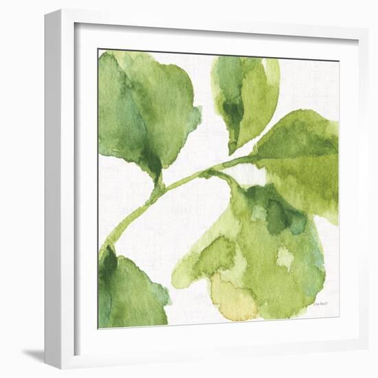 Blue and Green Garden VII-Lisa Audit-Framed Art Print