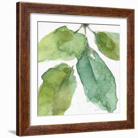 Blue and Green Garden VIII-Lisa Audit-Framed Art Print