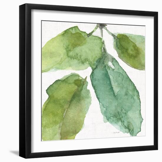 Blue and Green Garden VIII-Lisa Audit-Framed Art Print