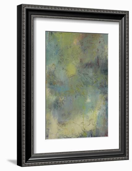 Blue and Green Musings I-Jeannie Sellmer-Framed Art Print