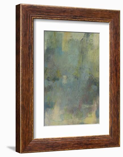 Blue and Green Musings II-Jeannie Sellmer-Framed Art Print