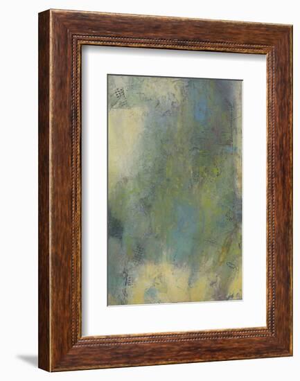 Blue and Green Musings III-Jeannie Sellmer-Framed Art Print