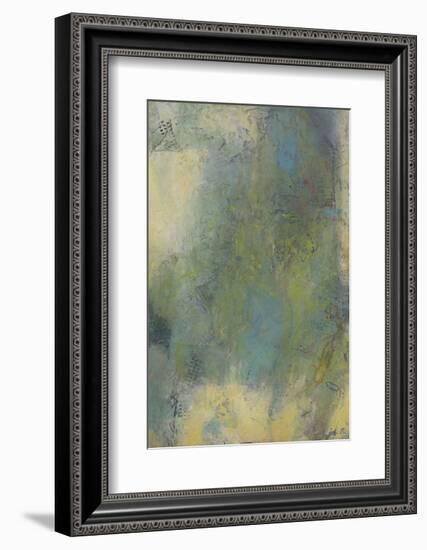 Blue and Green Musings III-Jeannie Sellmer-Framed Art Print