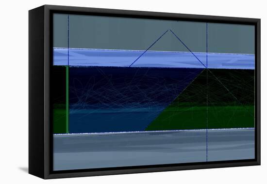 Blue and Green-NaxArt-Framed Stretched Canvas