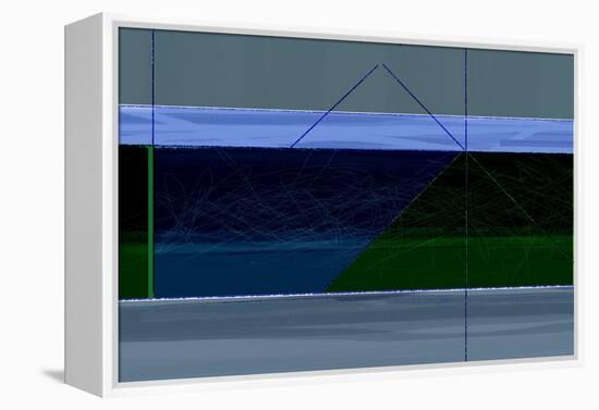 Blue and Green-NaxArt-Framed Stretched Canvas