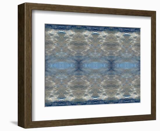 Blue and grey abstract.-Jaynes Gallery-Framed Photographic Print