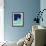 Blue and Luminous Greeen Liquid-Little Dean-Framed Photographic Print displayed on a wall