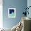 Blue and Luminous Greeen Liquid-Little Dean-Framed Photographic Print displayed on a wall