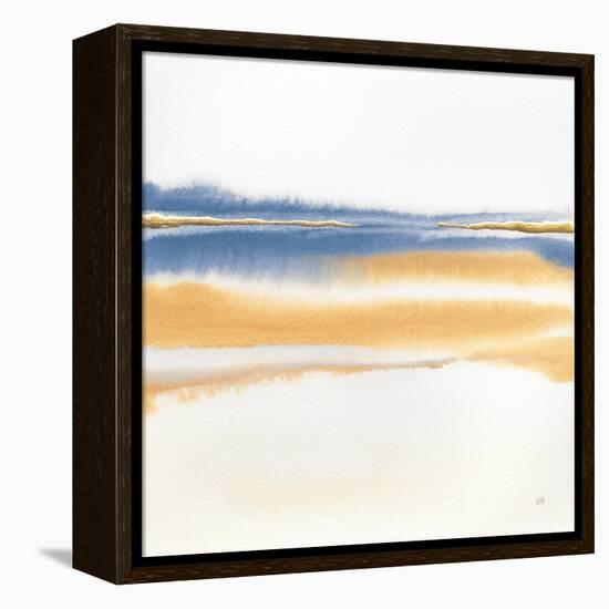 Blue and Orange II-Chris Paschke-Framed Stretched Canvas