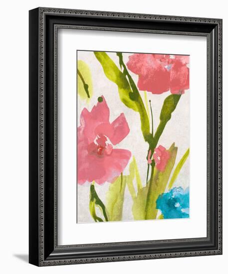 Blue and Pink Povat II-Lanie Loreth-Framed Art Print