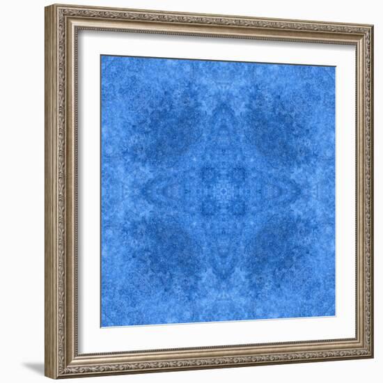 Blue and white abstract.-Jaynes Gallery-Framed Photographic Print