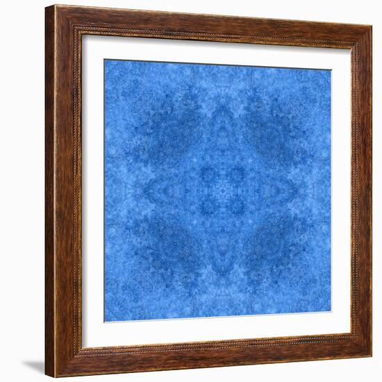 Blue and white abstract.-Jaynes Gallery-Framed Photographic Print