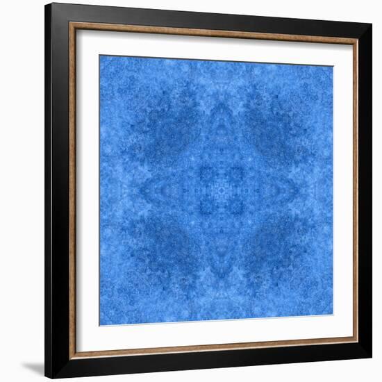 Blue and white abstract.-Jaynes Gallery-Framed Photographic Print