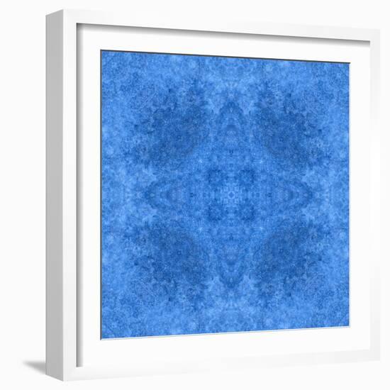 Blue and white abstract.-Jaynes Gallery-Framed Photographic Print