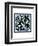 Blue and White Floral Motif IV-Vision Studio-Framed Art Print