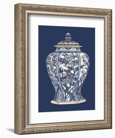 Blue and White Porcelain Vase I-Vision Studio-Framed Premium Giclee Print