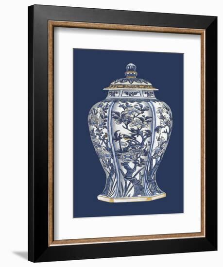 Blue and White Porcelain Vase I-Vision Studio-Framed Premium Giclee Print