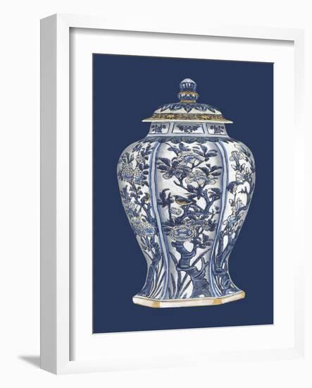 Blue and White Porcelain Vase I-Vision Studio-Framed Art Print