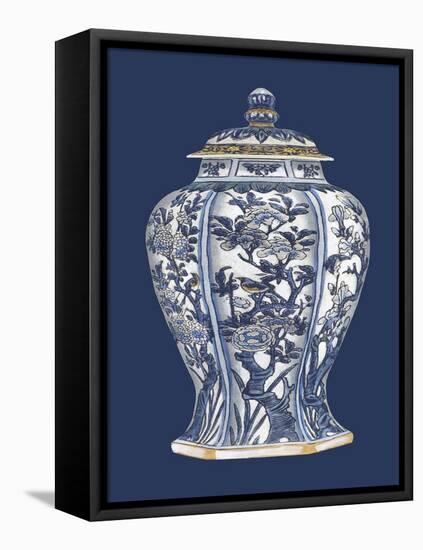 Blue and White Porcelain Vase I-Vision Studio-Framed Stretched Canvas