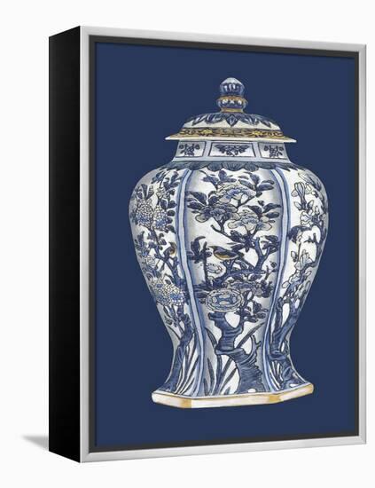 Blue and White Porcelain Vase I-Vision Studio-Framed Stretched Canvas