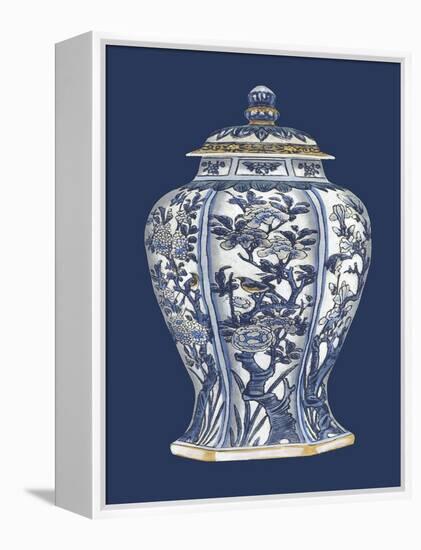 Blue and White Porcelain Vase I-Vision Studio-Framed Stretched Canvas