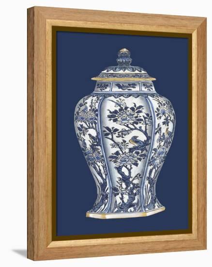 Blue and White Porcelain Vase II-Vision Studio-Framed Stretched Canvas