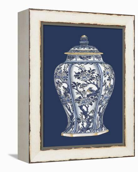 Blue and White Porcelain Vase II-Vision Studio-Framed Stretched Canvas