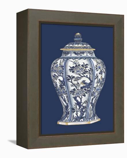 Blue and White Porcelain Vase II-Vision Studio-Framed Stretched Canvas