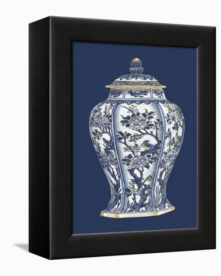 Blue and White Porcelain Vase II-Vision Studio-Framed Stretched Canvas