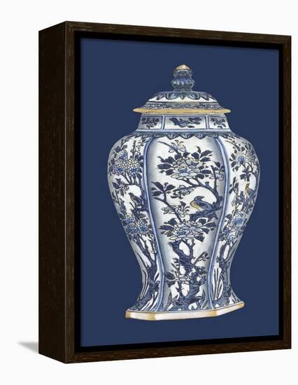 Blue and White Porcelain Vase II-Vision Studio-Framed Stretched Canvas