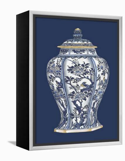 Blue and White Porcelain Vase II-Vision Studio-Framed Stretched Canvas