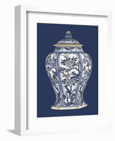 Blue and White Porcelain Vase II-Vision Studio-Framed Premium Giclee Print