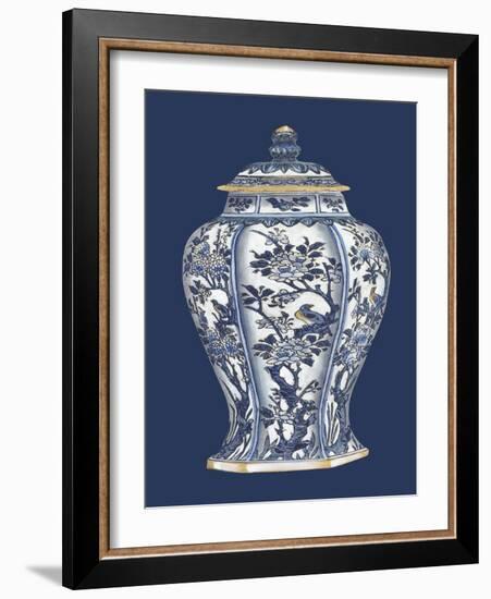 Blue and White Porcelain Vase II-Vision Studio-Framed Art Print