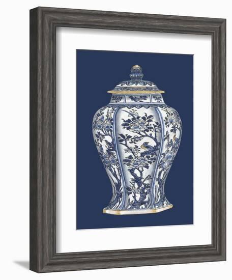 Blue and White Porcelain Vase II-Vision Studio-Framed Art Print