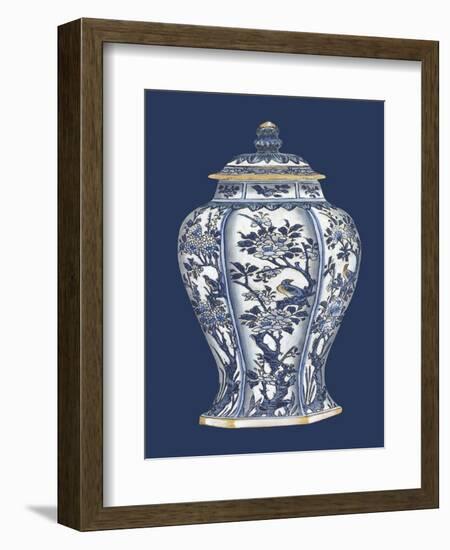 Blue and White Porcelain Vase II-Vision Studio-Framed Art Print