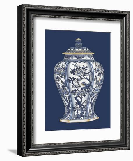 Blue and White Porcelain Vase II-Vision Studio-Framed Art Print