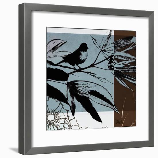 Blue and White Silhouette I-Patricia Pinto-Framed Premium Giclee Print