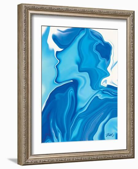 Blue Angel-Rabi Khan-Framed Art Print