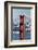 Blue Angels Fly at Golden Gate Bridge, San Francisco-Vincent James-Framed Photographic Print