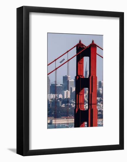 Blue Angels Show at Golden Gate Bridge, San Francisco-Vincent James-Framed Photographic Print