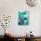 Blue Aqua Brown Abstract PoP Art-Megan Aroon Duncanson-Art Print displayed on a wall